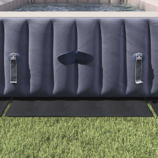 vidaXL Lona para Fundo de Piscina Ajust&aacute;vel Preto 550 x 280 x 0,1 cm