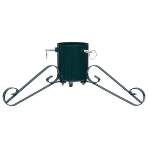 vidaXL Suporte para &aacute;rvore de Natal 58x58x21 cm verde