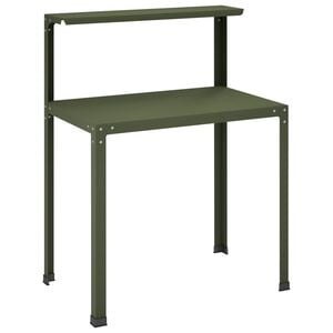 vidaXL Mesa de envasamento 100 x 50 x 104 cm A&ccedil;o revestido a p&oacute;