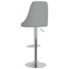 vidaXL Bancos de bar 2 pcs tecido cinzento-claro