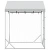 vidaXL Canil de exterior com teto 2x2x2,5m a&ccedil;o galvanizado prateado