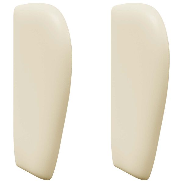 vidaXL Orelha de Cabeceira Creme 40 x 23 x 6 cm PVC