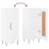 vidaXL Aparador 34,5x34x90 cm madeira processada branco