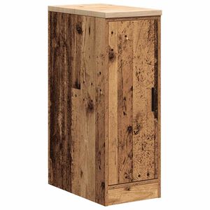vidaXL Arm&aacute;rio de arruma&ccedil;&atilde;o de garagem madeira velha 30x51x85 cm