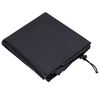 vidaXL Capa para guarda-sol de jardim 190x50/30 cm 420D oxford preto