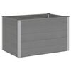 vidaXL Canteiro elevado para jardim WPC 150x100x91 cm cinzento
