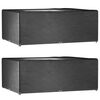 vidaXL Capas m&oacute;veis de jardim 2 pcs 16 ilh&oacute;s 300x250x90 cm retangular