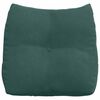 vidaXL Travesseiro para Costas Verde Escuro 45 x 24 x 50 cm Veludo