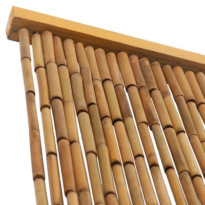 vidaXL Cortina de porta em bambu 90x200 cm