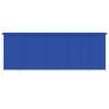 vidaXL Estore de rolo para exterior 405 (L) x 140 (A) cm azul HDPE