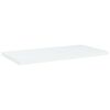 vidaXL Prateleiras para estante 4 pcs 40x20x1,5cm contraplacado branco