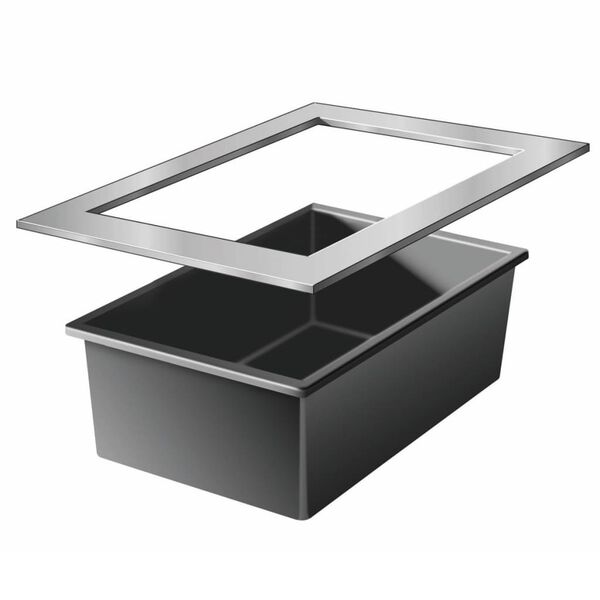 Ubbink Estrutura de lagoa Quadra C3 a&ccedil;o inoxid&aacute;vel