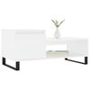 vidaXL Mesa de centro 100x50x45 cm derivados de madeira branco