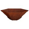 vidaXL Fire Pit Ferro Enferrujado 58,5 x 51,5 x 19,5 cm A&ccedil;o Corten