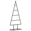 vidaXL &Aacute;rvore de Natal para decora&ccedil;&atilde;o 60 cm metal preto