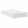 vidaXL Estrado de cama com arrumação Branco 120 cm Madeira processada