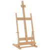 vidaXL Cavalete de mesa 29,5x33x80 cm madeira de pinho maci&ccedil;a