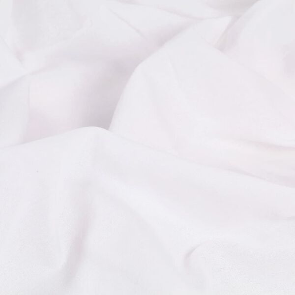 vidaXL Cortinas com argolas de metal 2 pcs algod&atilde;o 140x225 cm branco