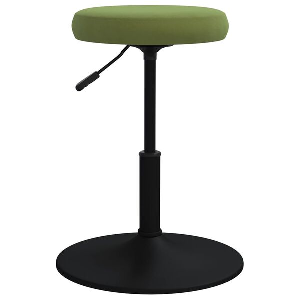vidaXL Cadeiras de jantar 2 pcs veludo verde-claro