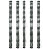 vidaXL Redes de veda&ccedil;&atilde;o para jardim 5 pcs PEAD 1x1,2 m verde