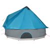 vidaXL Tenda familiar tipi para 12 pessoas impermeável azul