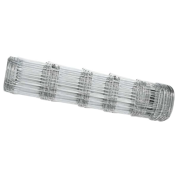 vidaXL Cerca de campo Prateado 50 x 0,8 m A&ccedil;o galvanizado