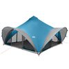 vidaXL Barraca Tipi com telhado Azul Para 18 Pessoas Poli&eacute;ster e A&ccedil;o