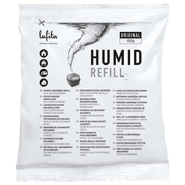 Lafita Recargas absorventes de humidade 36 unidades 450 g