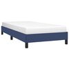 vidaXL Estrutura de cama sem colch&atilde;o 90x190 cm tecido azul
