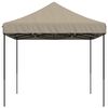 vidaXL Tenda p/ festas pop-up dobr&aacute;vel 440x292x315cm cinza-acastanhado