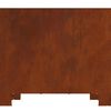 vidaXL Fire Pit Castanho 60 x 60 x 30 cm A&ccedil;o Corten