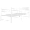 vidaXL Estrutura sofá-cama de puxar 90x200 cm metal branco