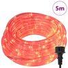 vidaXL Luz de Corda com 120 LEDs Vermelho 5 m PVC