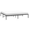 vidaXL Estrutura de cama 200x200 cm metal preto