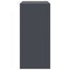 vidaXL Aparador 67x39x83 cm aço antracite