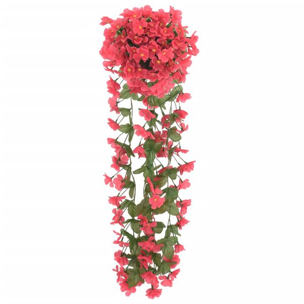 vidaXL Grinaldas de flores de Natal 3 pcs 85 cm rosa
