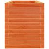 vidaXL Vaso/floreira de jardim 90x40x45,5 cm pinho maci&ccedil;o castanho mel