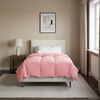 vidaXL Duvet de Ano Inteiro Colchonete Rosa 140 x 200 cm Microfibra