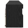 vidaXL Gabinetes de TV na Parede 2 pcs Carvalho Preto 80 x 30 x 40 cm