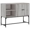 vidaXL Aparador 100x40x79,5 cm derivados de madeira cinzento sonoma