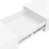vidaXL Mesa de centro 120x60x35 cm branco brilhante