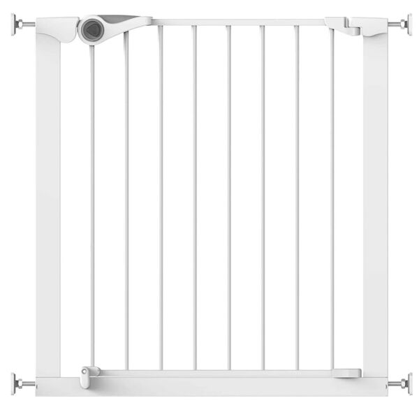 Noma Port&atilde;o de seguran&ccedil;a Easy Pressure Fit 75-82 cm metal branco 93439
