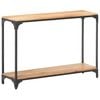 vidaXL Mesa consola 110x30x75 cm madeira de ac&aacute;cia maci&ccedil;a