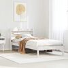 vidaXL Cama sem colch&atilde;o 75x190 cm madeira de pinho maci&ccedil;a branco