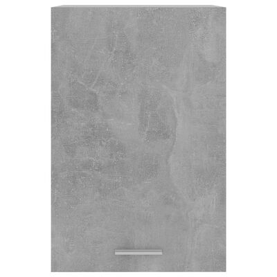 vidaXL Armário de parede 39,5x31x60 cm contraplacado cinza cimento