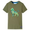 T-shirt de crian&ccedil;a cor caqui 116