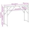 vidaXL MesadeConsola Carvalho Artesanal 105x30x75cm Madeira processada