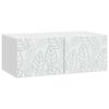 vidaXL Gabinete de TV de Parede 59,5 x 41 x 30 cm Branco