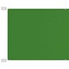 vidaXL Toldo vertical 250x420 cm tecido oxford verde-claro