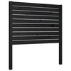 vidaXL Cabeceira de cama 96x4x100 cm pinho maci&ccedil;o preto